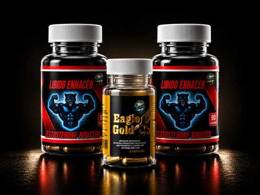 Combo Max Potencia — 2x Testosterona + Eagle Gold